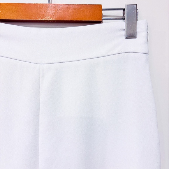 ZARA Wide leg high rise cream pants - Picture 7 of 10
